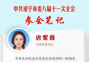 全会参会笔记｜大英县委书记唐紫薇：持续擦亮“天府旅游名县”金字招牌，当好全市引客入遂“桥头堡”