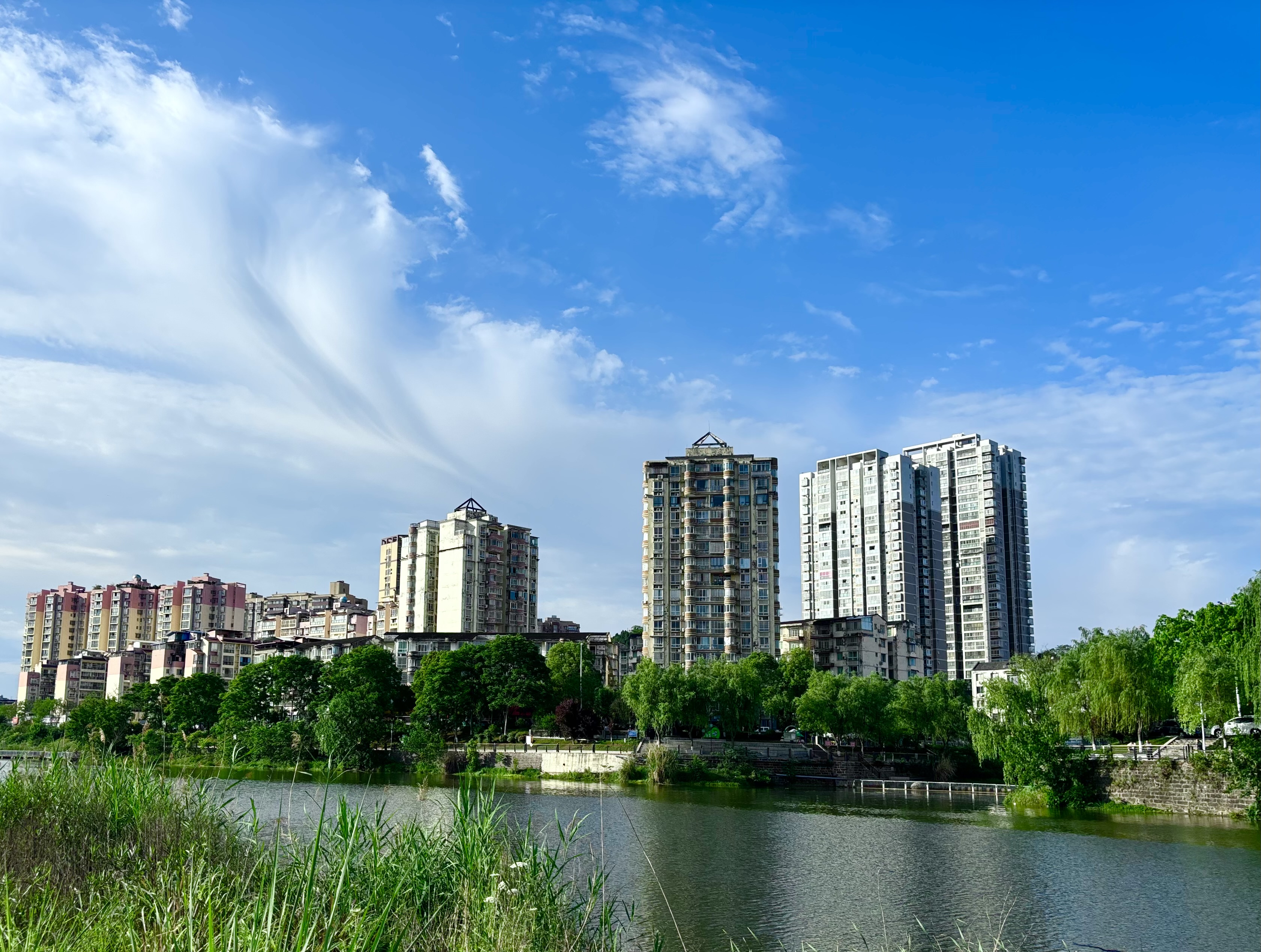 何富建 家乡的碧水蓝天白云 13778723787 郪江湿地公园 (1).jpg